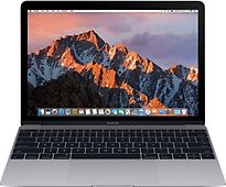 Apple MacBook 12 (retina-display) 1.2 GHz Intel Core M3 8 GB RAM 256 GB PCIe SSD [Mid 2017, QWERTY-toetsenbord] spacegrijs - refurbished