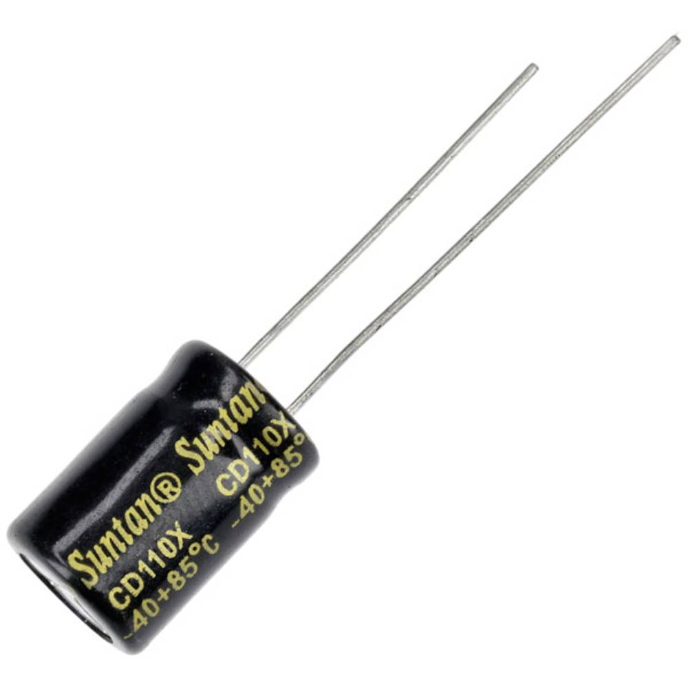 Suntan TS13DE1E221MSB040R Elektrolytische condensator 3.5 mm 220 µF 25 V 20 % (l x b) 12 mm x 8 mm 1 stuk(s)