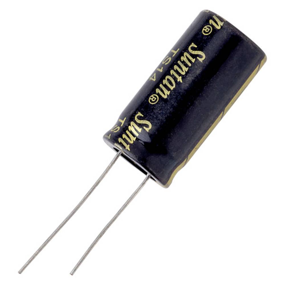 Suntan TS14011E222MSB0B0R Elektrolytische condensator 5 mm 2200 µF 25 V 20 % (l x b) 25 mm x 12 mm 1 stuk(s)