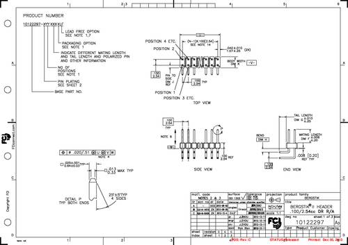 FCI 10122297-212001LF Inhoud: 1 stuk(s) Bag