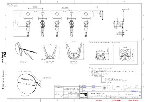 FCI 10150537-002LF Inhoud: 39000 stuk(s) Tape