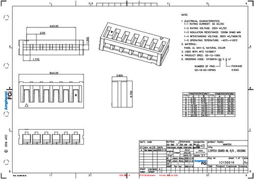 FCI 10156616-1400LF Inhoud: 1 stuk(s)