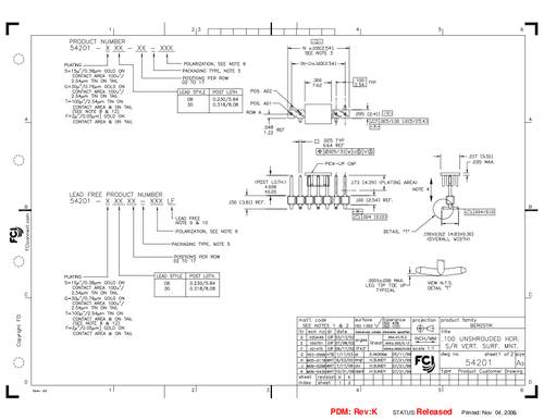 FCI 54201-G0808LF Inhoud: 1 stuk(s) Bag