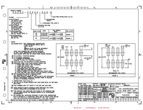 FCI 54202-S0813LF Inhoud: 1 stuk(s) Bag