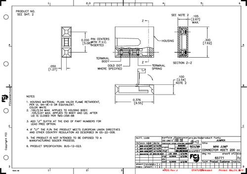 FCI 65771-002LF Inhoud: 1 stuk(s) Bag