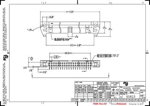 FCI 65823-103LF Inhoud: 1 stuk(s) Tray