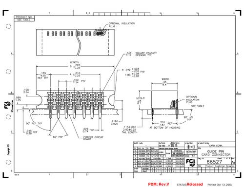 FCI 66527-530 Inhoud: 1 stuk(s) Tube