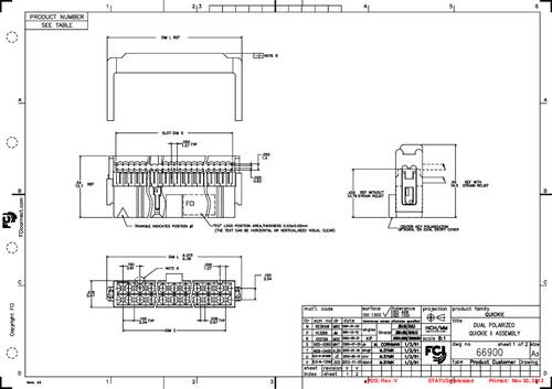 FCI 66900-014LF Inhoud: 1 stuk(s) Tube