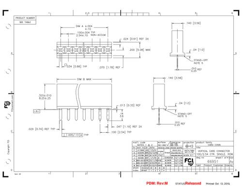 FCI 66951-005LF Inhoud: 1 stuk(s) Tube