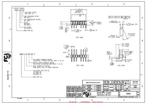FCI 68021-106HLF Inhoud: 1 stuk(s) Bag