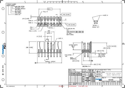 FCI 69168-108HLF Inhoud: 1 stuk(s) Bag