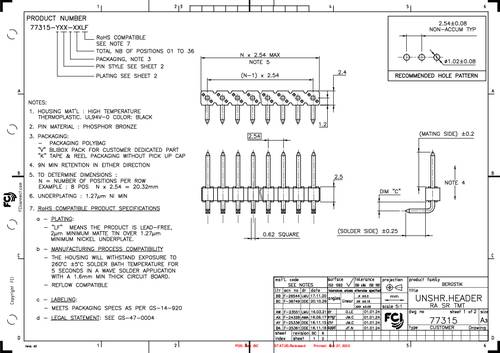 FCI 77315-124-13LF Inhoud: 1 stuk(s) Bag