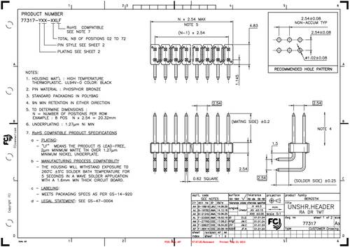 FCI 77317-412-58LF Inhoud: 1 stuk(s) Bag