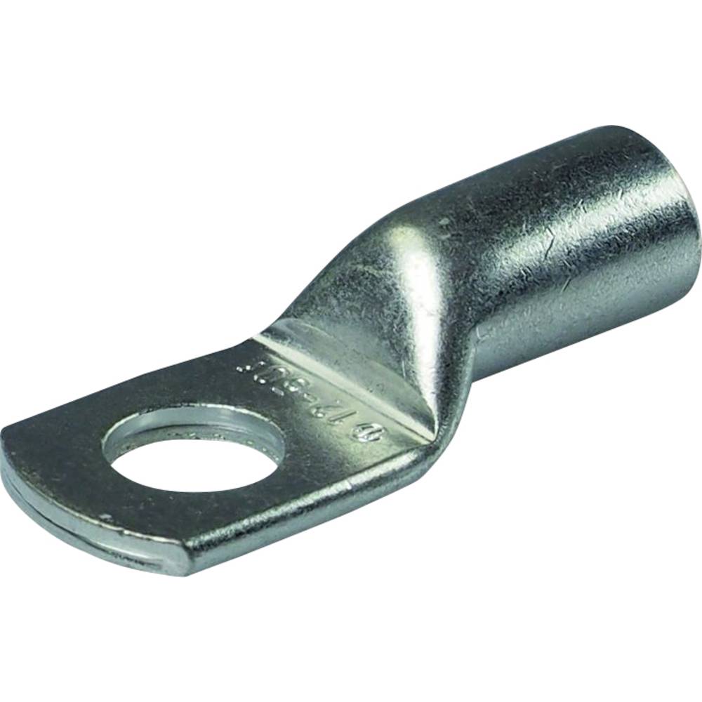 Helukabel 907431 Ringkabelschoen Dwarsdoorsnede (max.): 50.00 mm² Gat diameter: 10.00 mm Ongeïsoleerd Zilver 100 stuk(s)