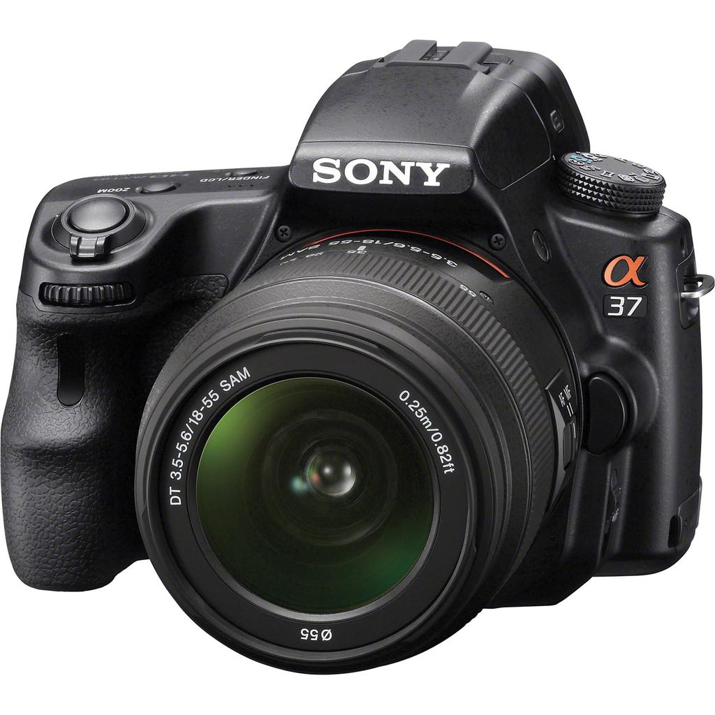 Sony Spiegelreflexcamera Alpha SLT-A37 - Zwart +  DT 18-55mm f/3.5-5.6 f/3.5-5.6