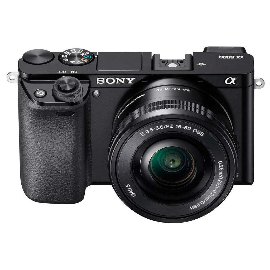 Sony Hybride -  Alpha 6000 Zwart + Lens  16-50 f/3.5-5.6