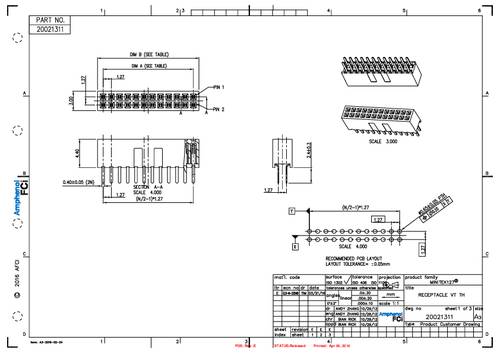 FCI 20021311-00046T8LF Inhoud: 1 stuk(s) Tube