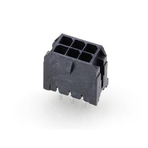 Molex 430450626 Male header, inbouw (standaard) Totaal aantal polen: 6 Rastermaat: 3 mm Inhoud: 1 stuk(s) Tray