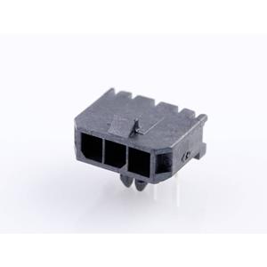 Molex 436500301 Male header, inbouw (standaard) Totaal aantal polen: 3 Rastermaat: 3 mm Inhoud: 1 stuk(s) Tray