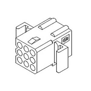 Molex 50362281 Female behuizing (kabel) Totaal aantal polen: 9 Rastermaat: 3.68 mm Inhoud: 1 stuk(s) Bag