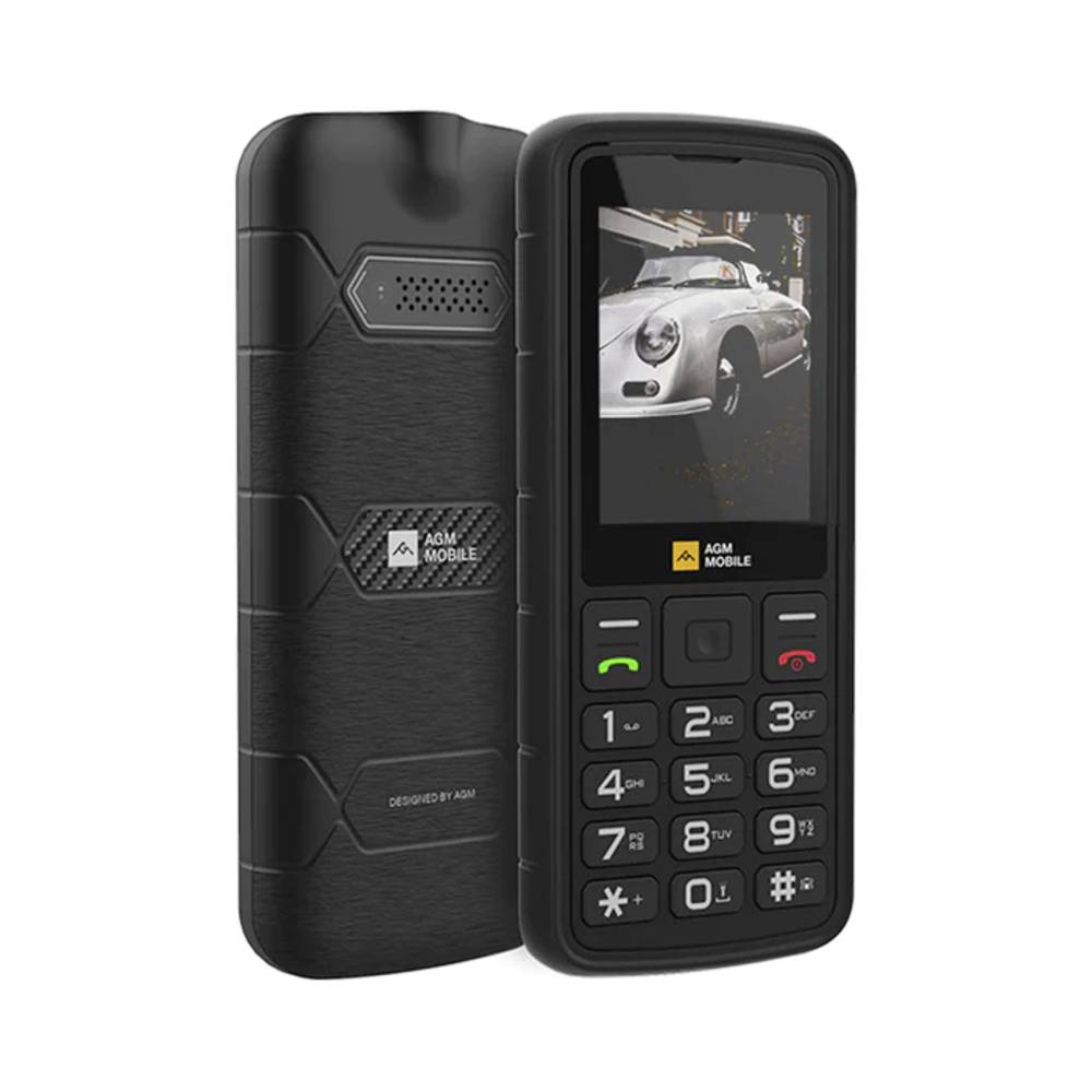 AGM Mobile M9 (4G) Outdoor telefoon Zwart