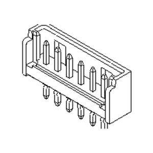 Molex 532901480 Male header, inbouw (standaard) Inhoud: 1 stuk(s) Tray