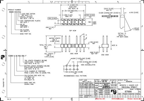 FCI 67997-404HLF Inhoud: 1 stuk(s) Bag