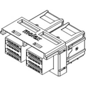 Molex 768671012 Female header, inbouw (standaard) Inhoud: 1 stuk(s)