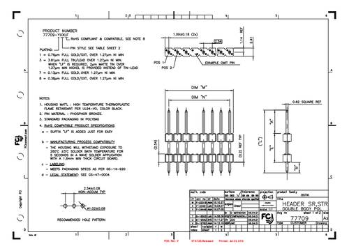 FCI 77709-727LF Inhoud: 1 stuk(s) Bag