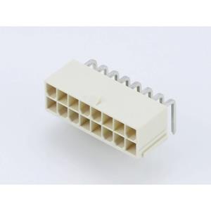 Molex 874271602 Female header, inbouw (standaard) Totaal aantal polen: 16 Rastermaat: 4.20 mm Inhoud: 1 stuk(s) Tray