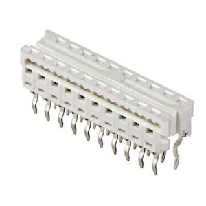 Molex 905841320 Female header, inbouw (standaard) Totaal aantal polen: 20 Rastermaat: 1.27 mm Inhoud: 1 stuk(s) Tube