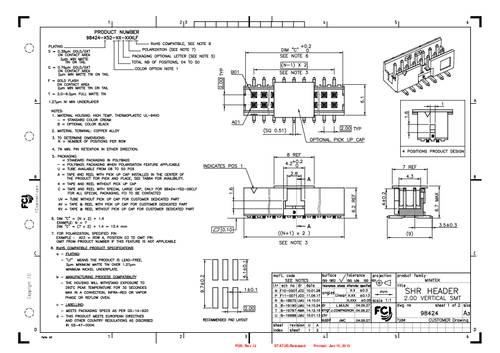 FCI 98424-G52-04KLF Inhoud: 650 stuk(s) Tape