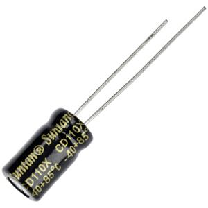 Suntan TS13DE1C221MSB0A0R Elektrolyt-Kondensator 2.5mm 220 µF 16V 20% (L x B) 11mm x 6.3mm