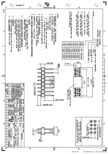 FCI 10076801-101A06LF 450 St. Tape