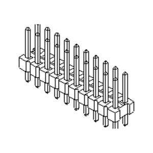 Molex 10897162 Male header, inbouw (standaard) Inhoud: 1 stuk(s) Bag