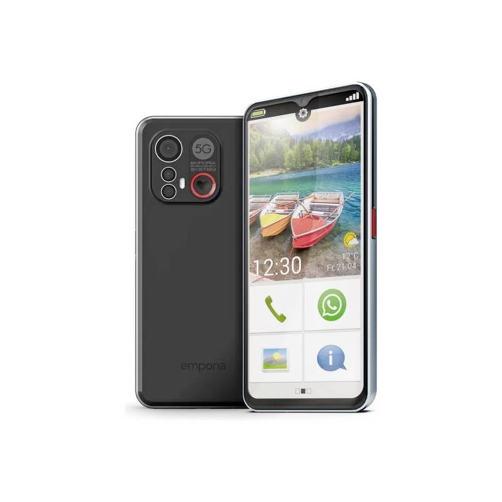 Emporia SMART.6 5G smartphone 128 GB 16.7 cm (6.58 inch) Zwart Android 13