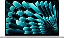 Apple MacBook Air 15.3 (Liquid True Tone Retina Display) 3.49 GHz M2-Chip (8-Core CPU, 10-Core GPU) 8GB RAM 256 GB SSD [Mid 2023, Engelse toetsenbordindeling, QWERTY] zilver - refurbished