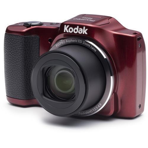 Kodak Compact  PixPro FZ201 - Rood + Lens 4.5-90mm f/4.5