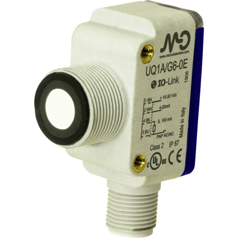 MD Micro Detectors Ultrasone sensor UQ1C/G7-0E UQ1C/G7-0E 10 - 30 V/DC 1 stuk(s)