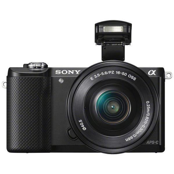 Sony Hybride camera Alpha A5000 - Zwart +  E 16-50mm F3.5-5.6 PZ OSS f/3.5-5.6