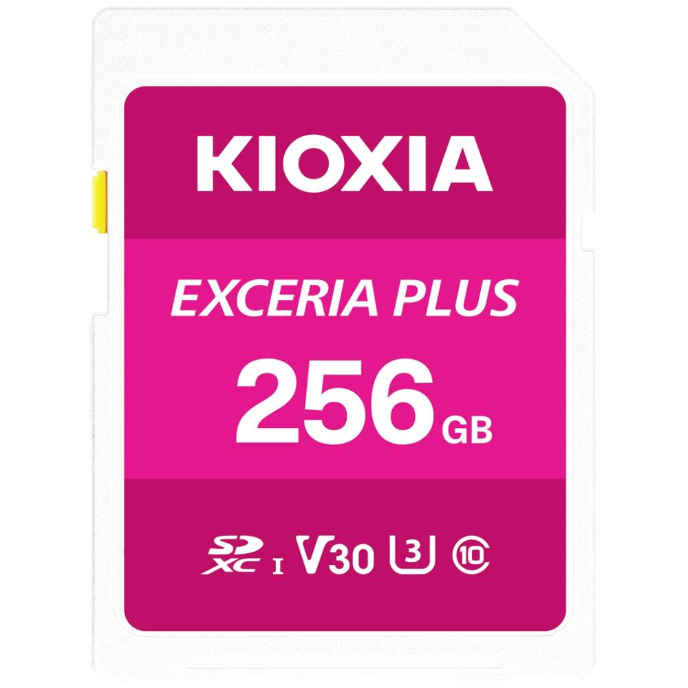 Kioxia EXCERIA PLUS SDXC-kaart 256 GB UHS-I, v30 Video Speed Class