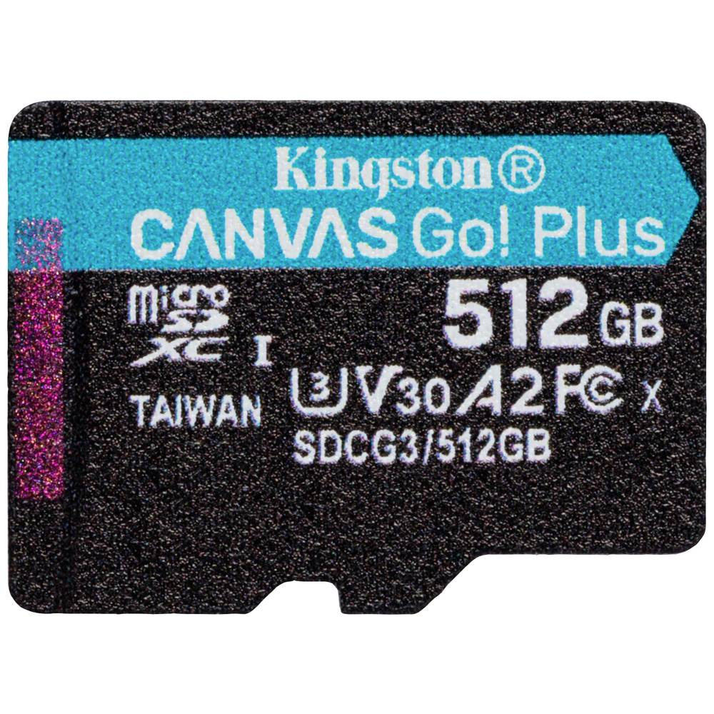 Kingston Canvas Go! Plus microSD-kaart 512 GB Class 10 UHS-I