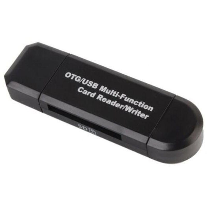 HOD Health&Home USB 3-in-1 multifunctionele geheugenkaartlezer Micro Sd Tf-converter Zwart