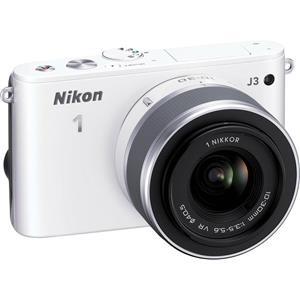 Nikon Hybride camera 1 J3 - Wit +  1 Nikkor 10-30mm f/3.5-5.6 VR f/3.5-5.6