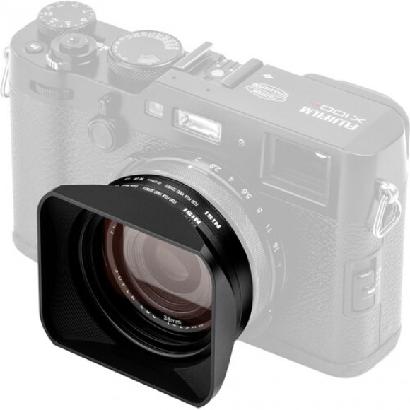 NISI Lens Hood, UV-Filter & Cap | Fuji X100 Black