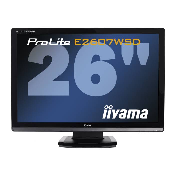 Iiyama E2607WSD - 26 inch - 1920x1200 - Zwart