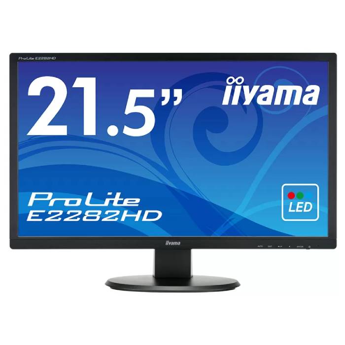 Iiyama E2282HD - 22 inch - 1920x1080 - Zwart