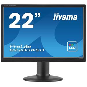 Iiyama 22-inch  ProLite B2280WSD-B1 1680x1050 LCD Beeldscherm Zwart