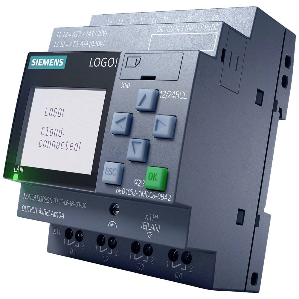 Siemens 6ED1052-2CC08-0BA2 PLC-aansturingsmodule 24 V/DC