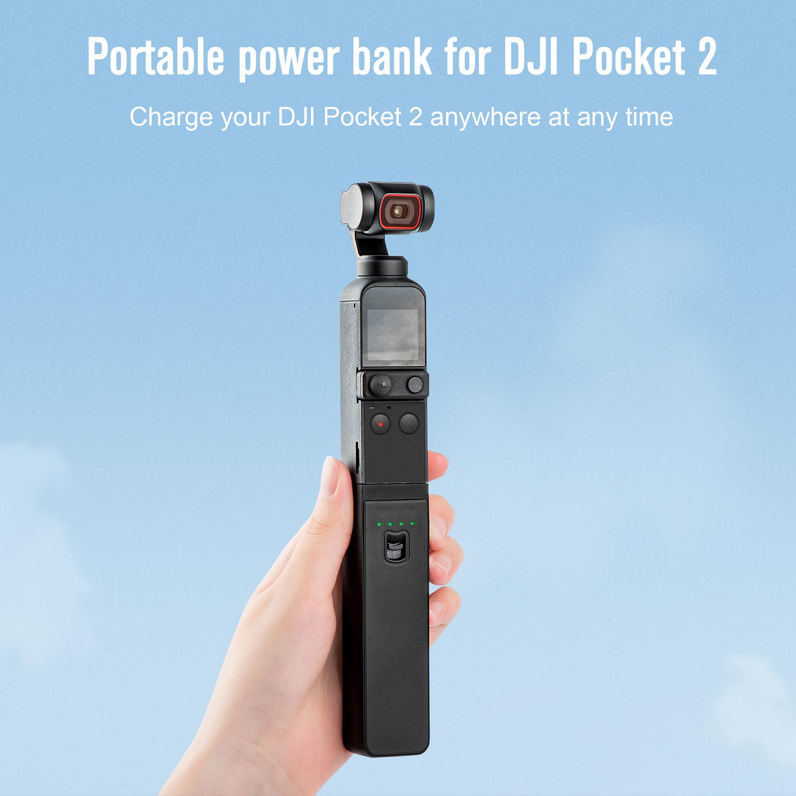 TOMTOP JMS 3500mAh draagbare powerbank compatibel met DJI Pocket 2 Type C Port Charger